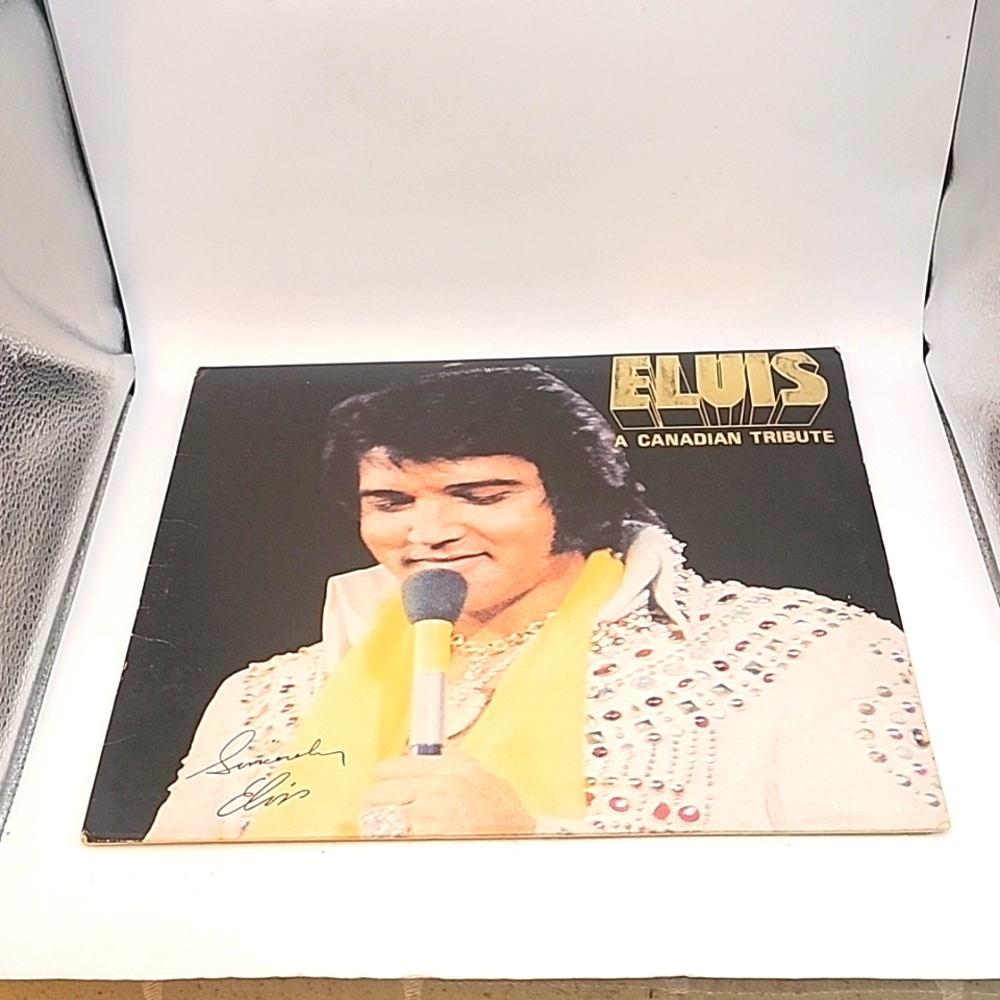 Vintage 1978 RCA Elvis  "A Canadian Tribute" KKL1-7065 Gold Transparent LP Vinyl